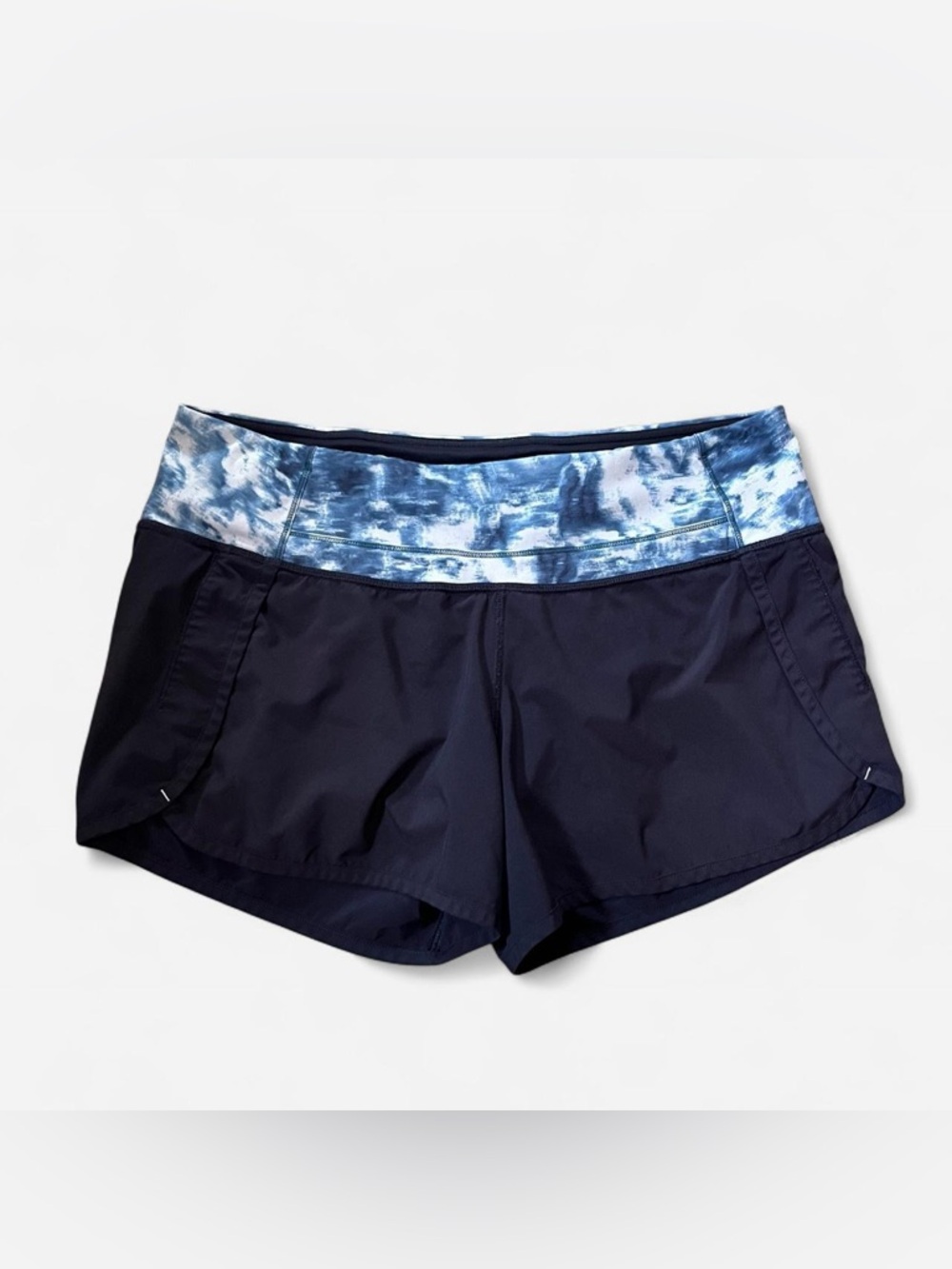 Womens Lululemon Navy Blue Athletic Shorts